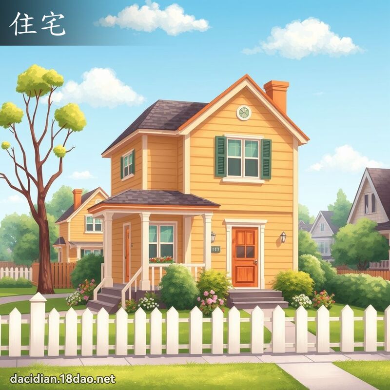 住宅 - 國語大辭典配圖