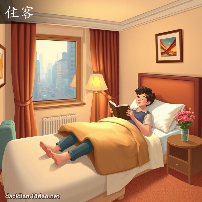 住客 - 国语大辞典配图
