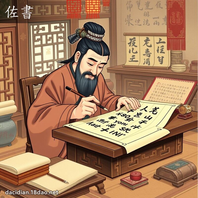 佐书 - 国语大辞典配图
