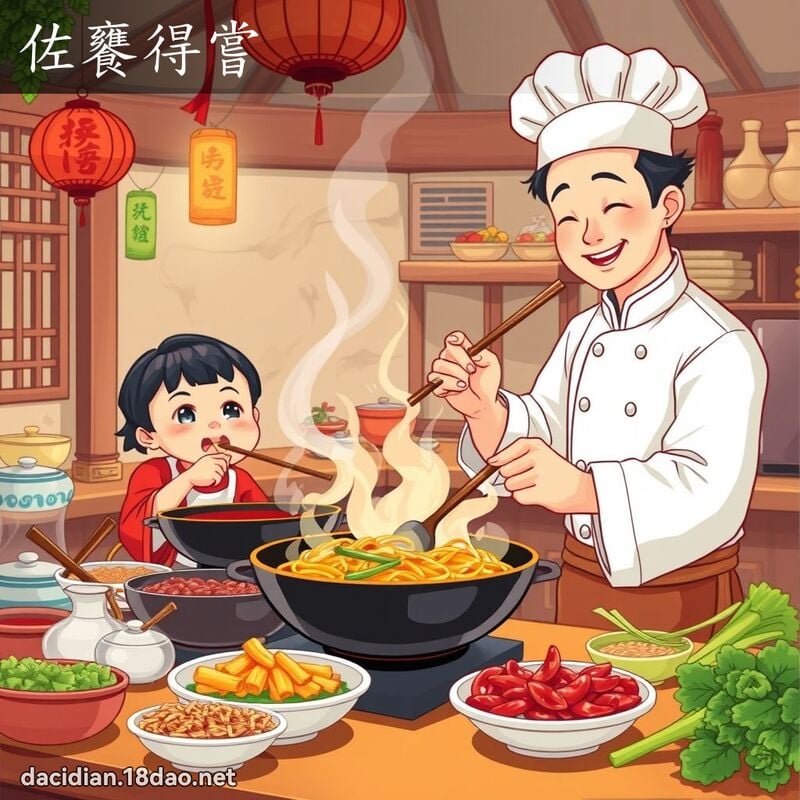 佐饔得尝 - 国语大辞典配图