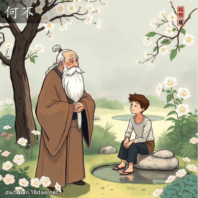 何不 - 国语大辞典配图