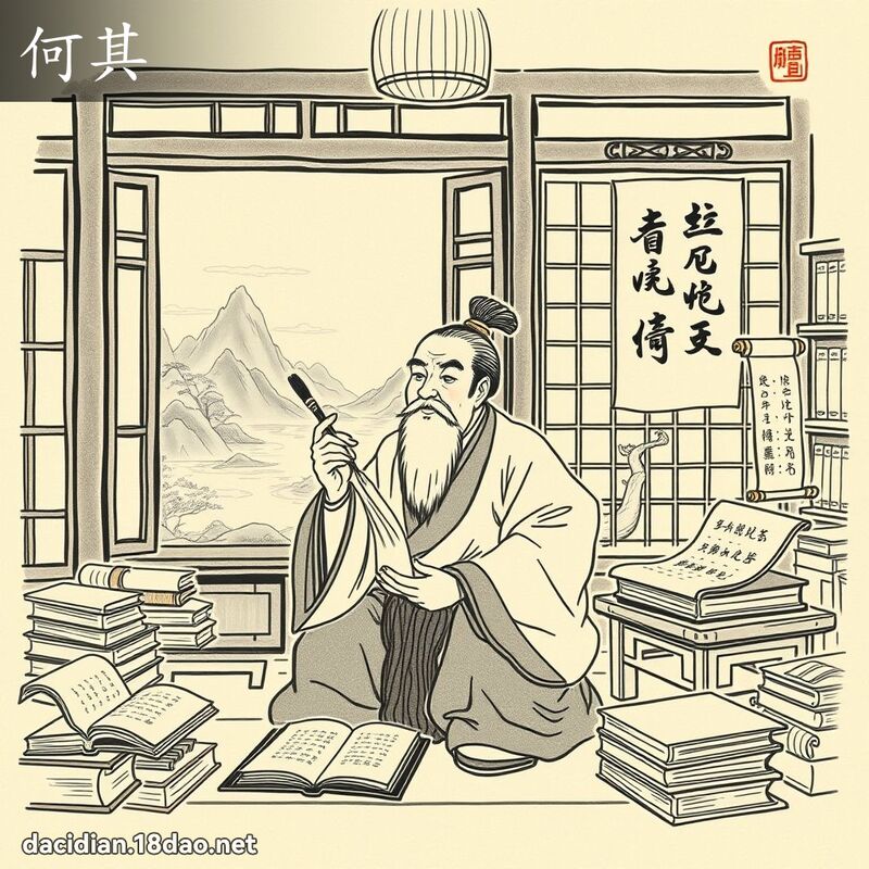 何其 - 国语大辞典配图