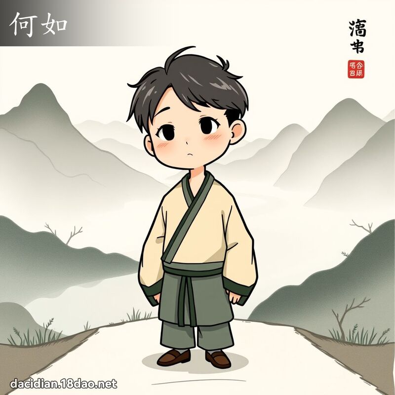 何如 - 國語大辭典配圖