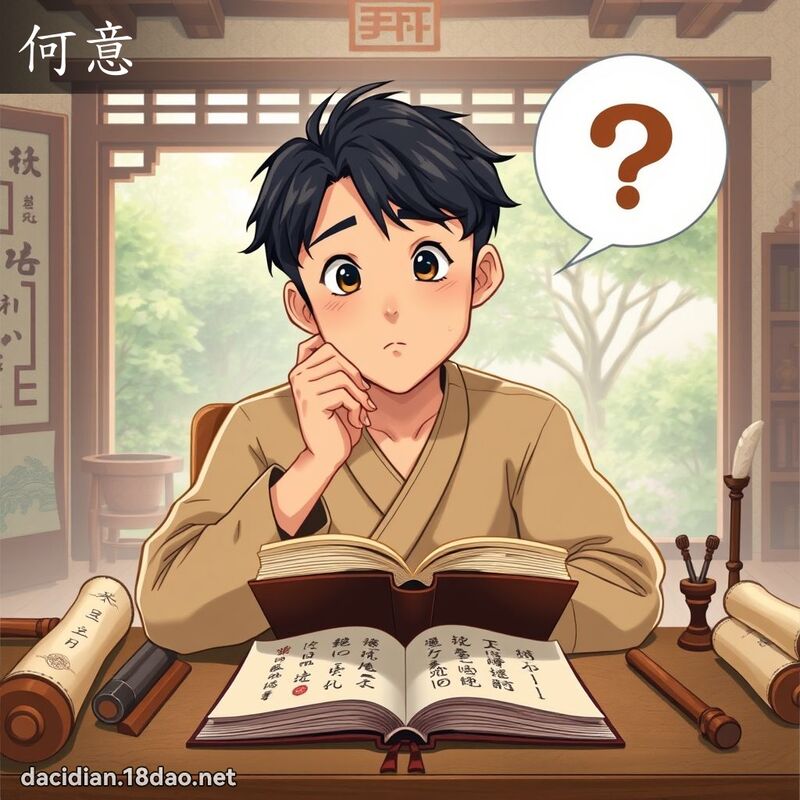何意 - 國語大辭典配圖