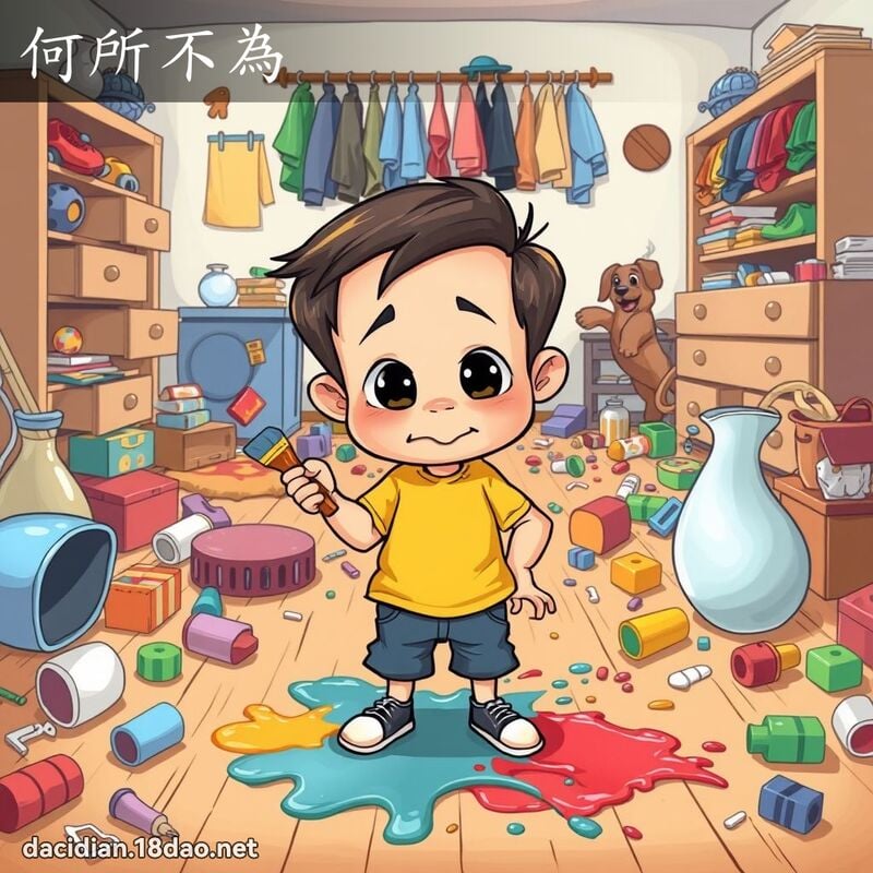何所不為 - 國語大辭典配圖