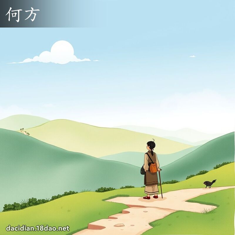 何方 - 国语大辞典配图