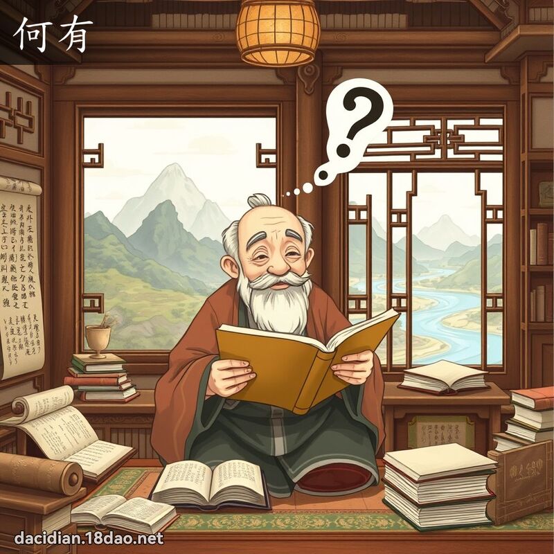 何有 - 國語大辭典配圖