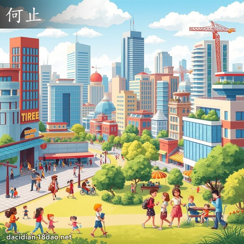 何止 - 國語大辭典配圖