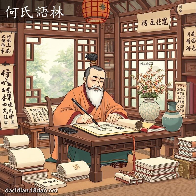 何氏語林 - 國語大辭典配圖