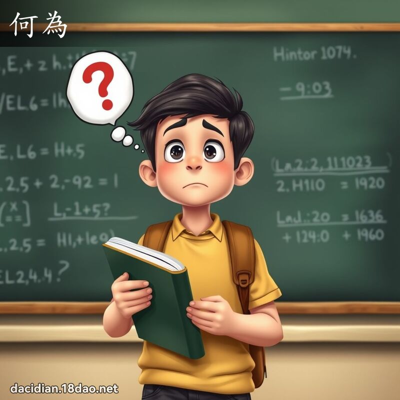 詞語: 何為 (多意詞)