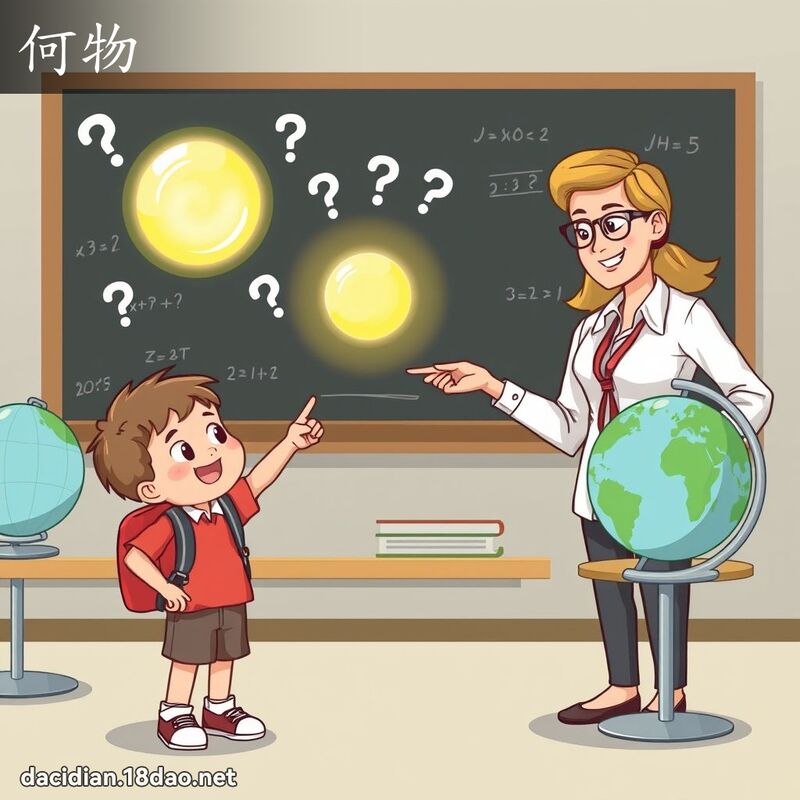 何物 - 國語大辭典配圖