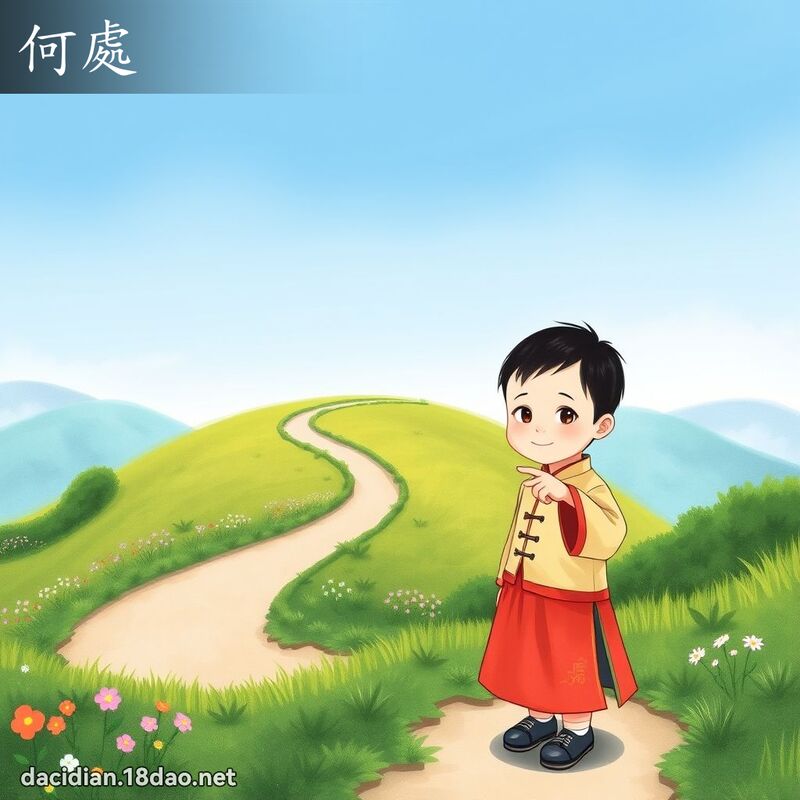 何处 - 国语大辞典配图