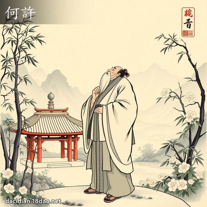 何许 - 国语大辞典配图