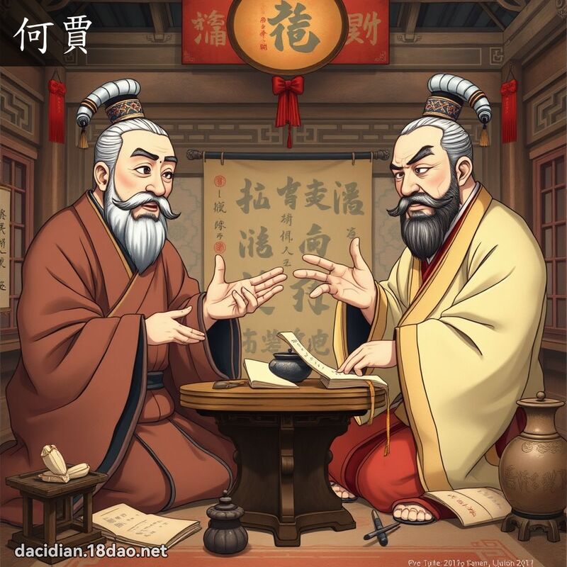 何贾 - 国语大辞典配图