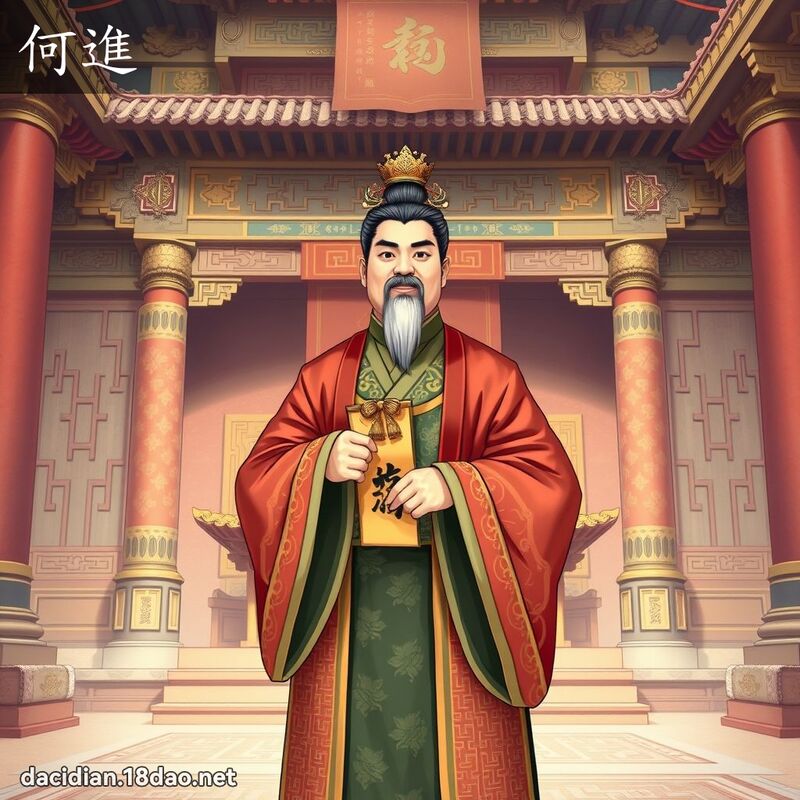 何進 - 國語大辭典配圖