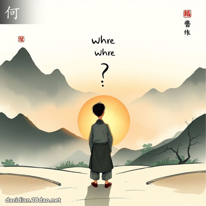 何 - 國語大辭典配圖
