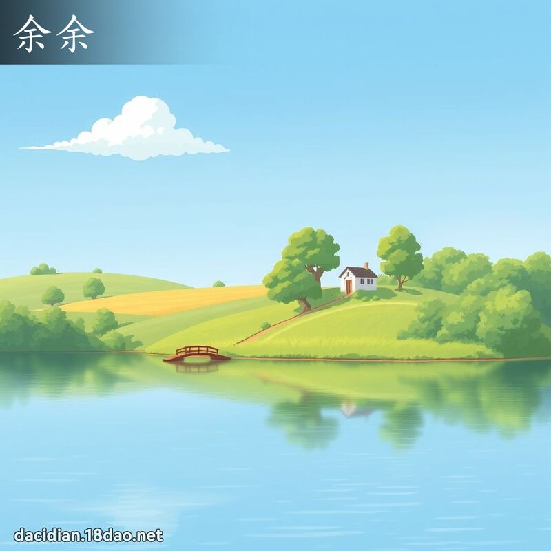 余余 - 國語大辭典配圖
