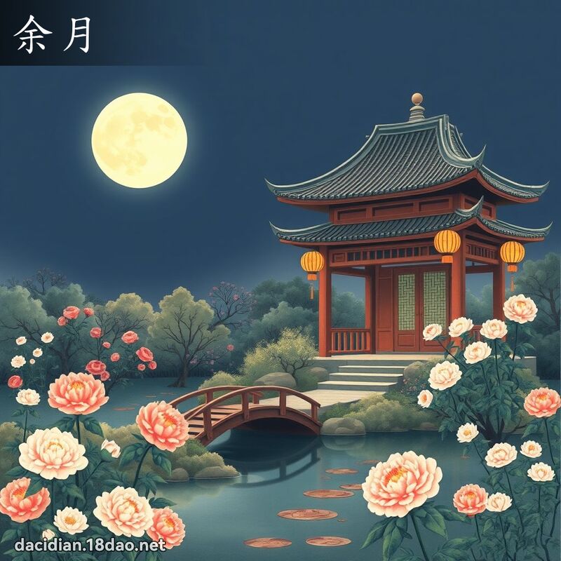 余月 - 国语大辞典配图