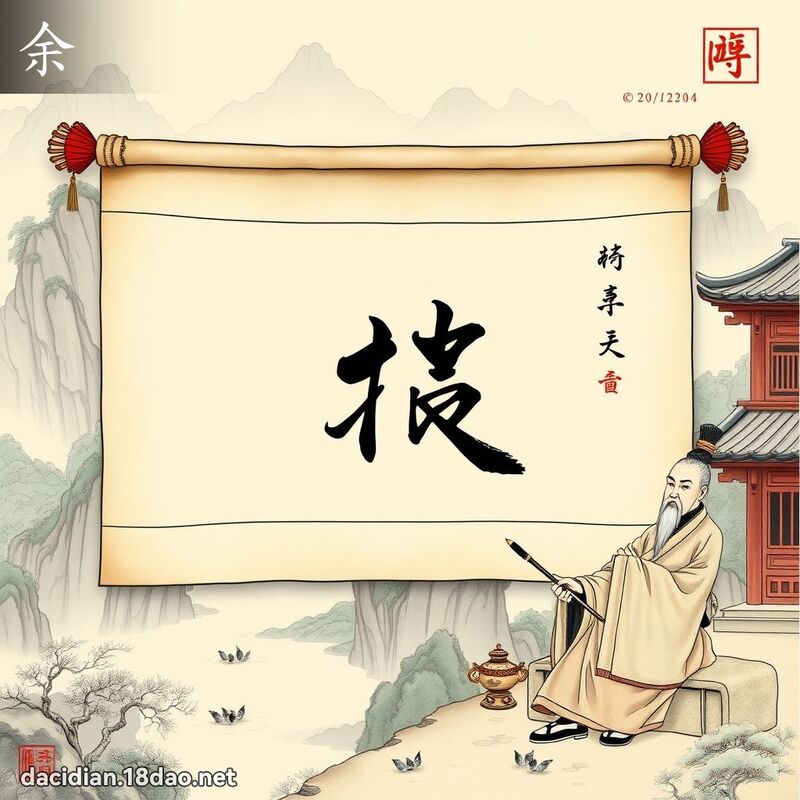 漢字: 余 (多音字)