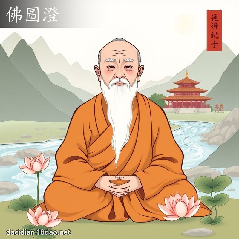 佛圖澄 - 國語大辭典配圖
