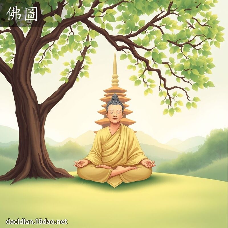 佛圖 - 國語大辭典配圖