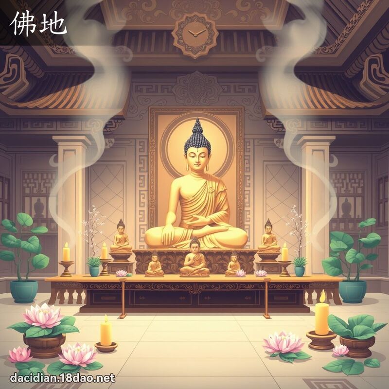 佛地 - 国语大辞典配图