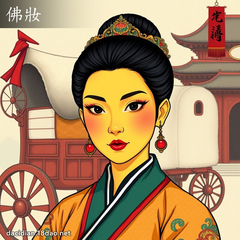 佛妆 - 国语大辞典配图