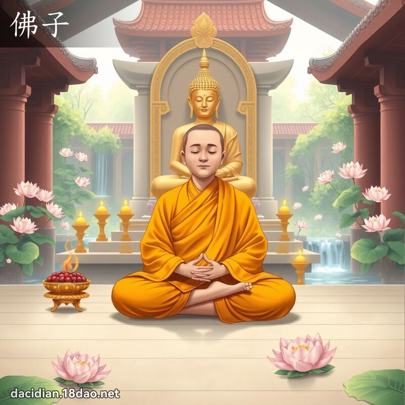 佛子 - 国语大辞典配图