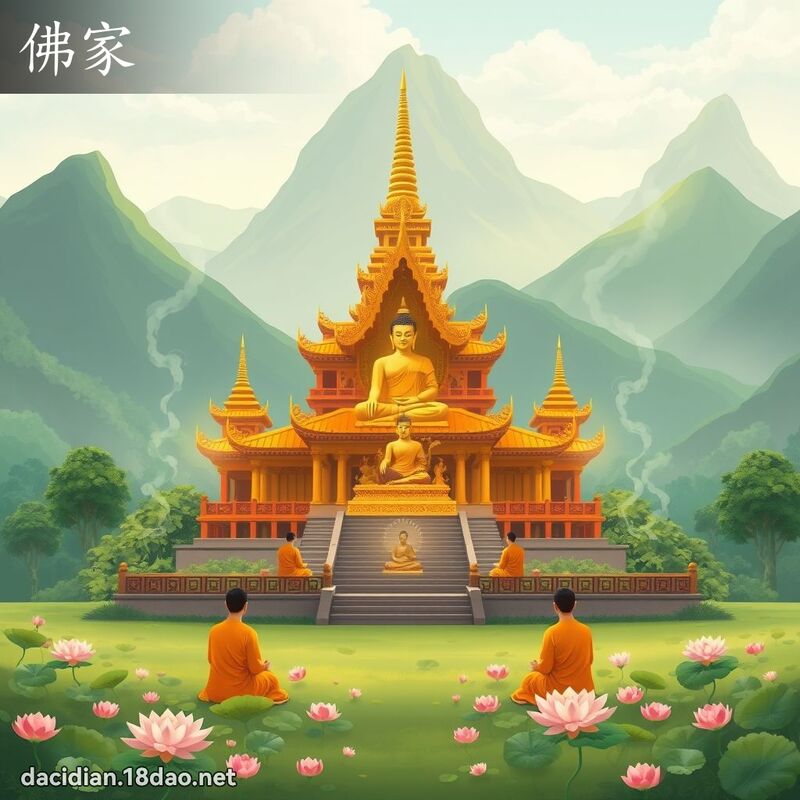 佛家 - 國語大辭典配圖