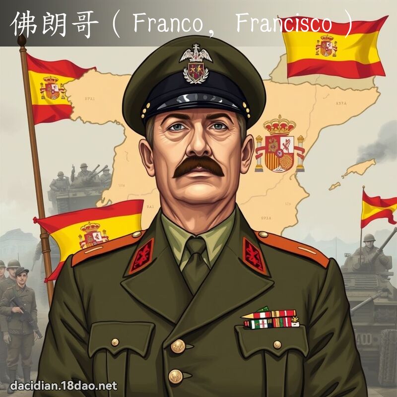 佛朗哥（Franco, Francisco） - 國語大辭典配圖