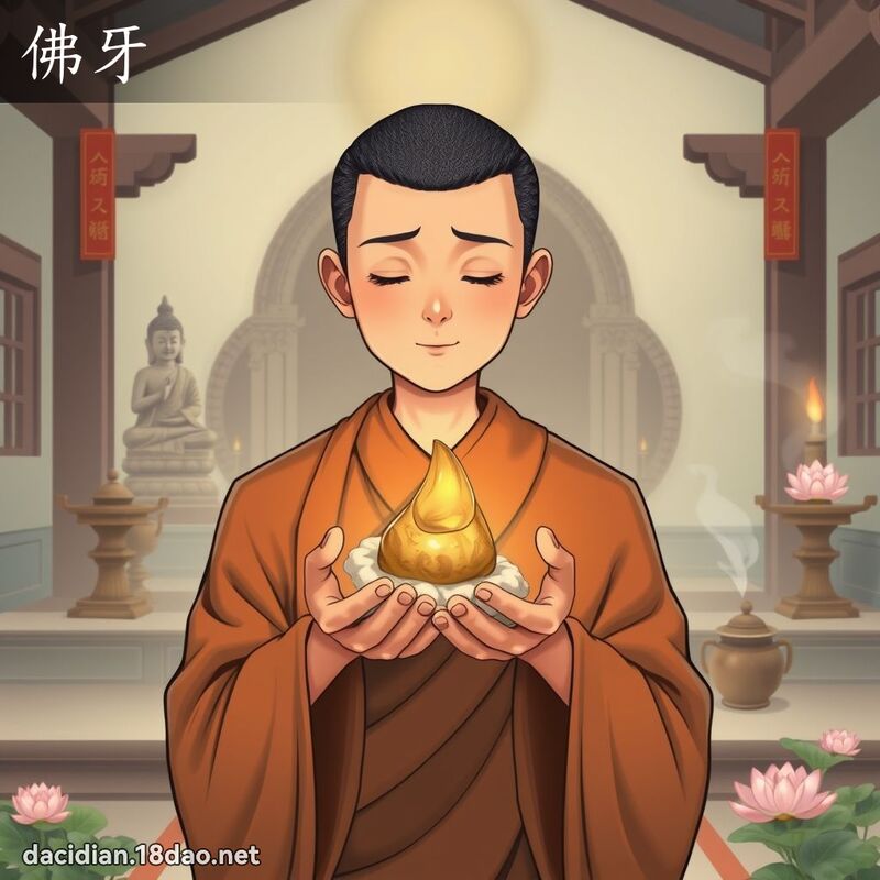 佛牙 - 國語大辭典配圖