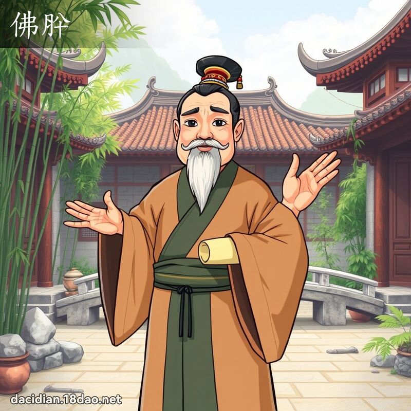 佛肸 - 國語大辭典配圖