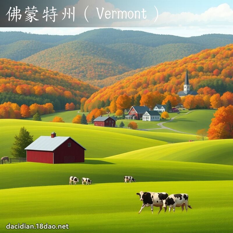佛蒙特州（Vermont） - 國語大辭典配圖