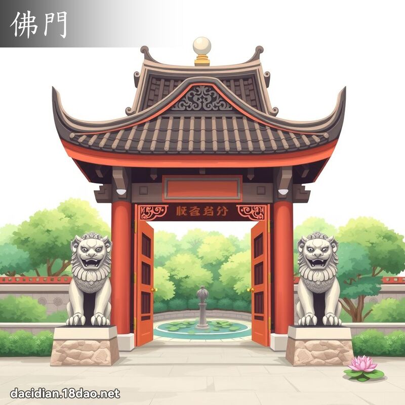 佛門 - 國語大辭典配圖