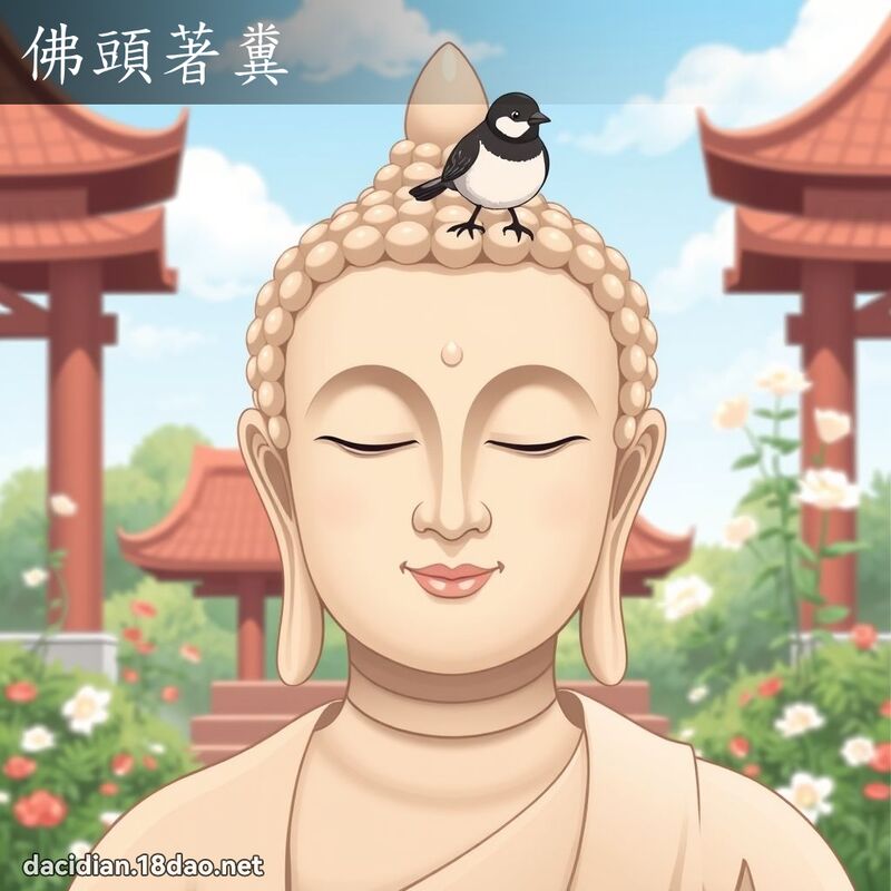 佛頭著糞 - 國語大辭典配圖