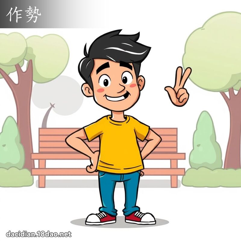 作势 - 国语大辞典配图