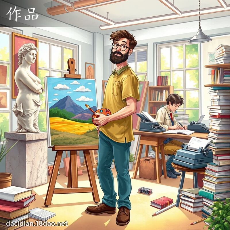 作品 - 國語大辭典配圖