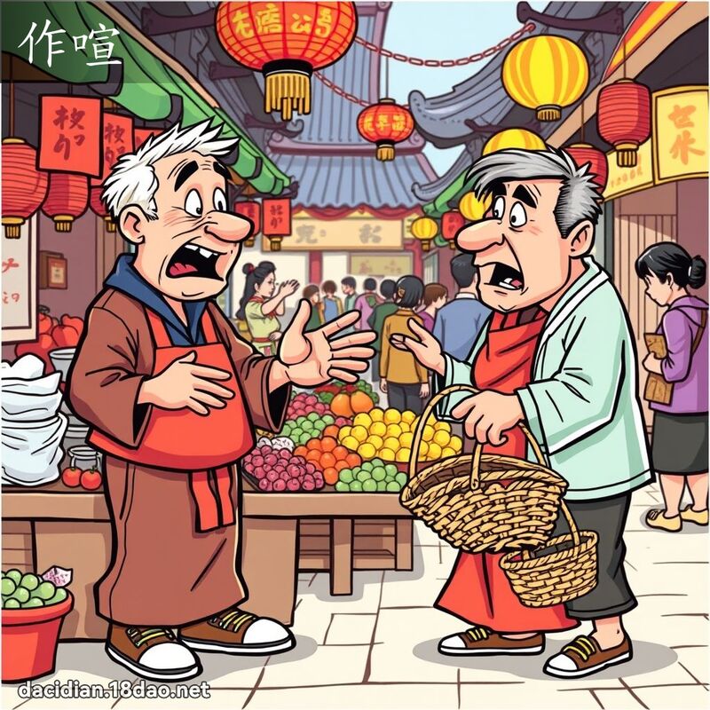 作喧 - 國語大辭典配圖