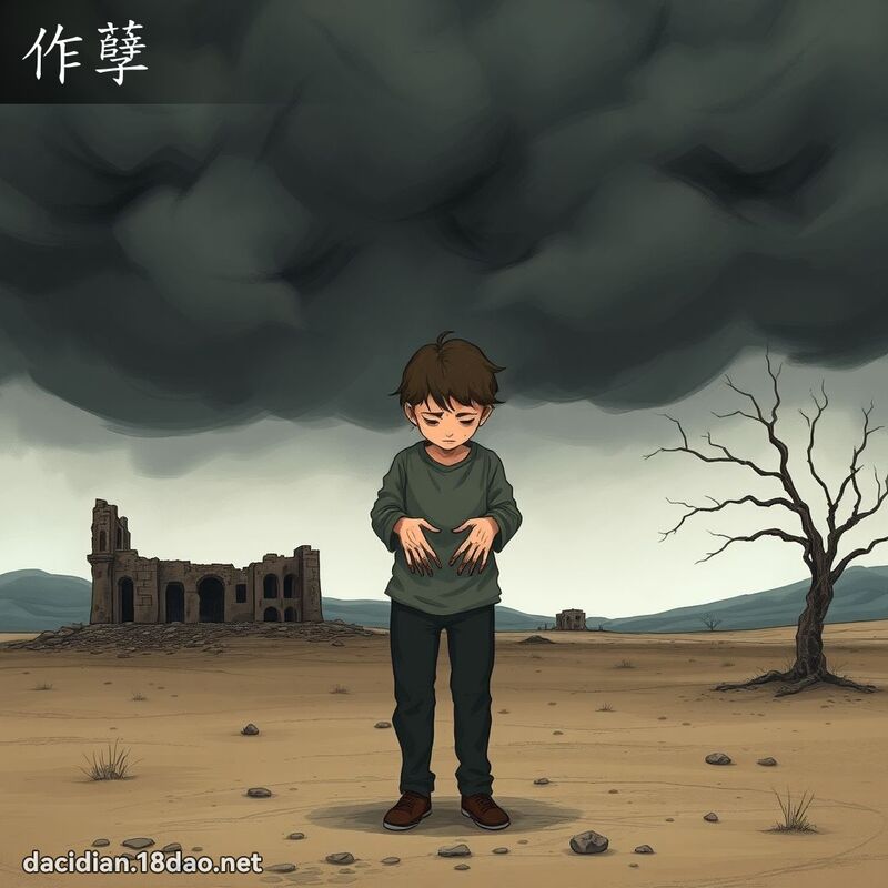 作孽 - 国语大辞典配图