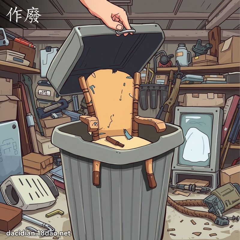 作廢 - 國語大辭典配圖