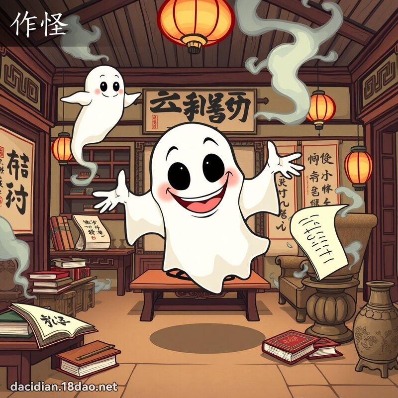 作怪 - 國語大辭典配圖