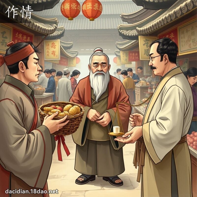 作情 - 國語大辭典配圖