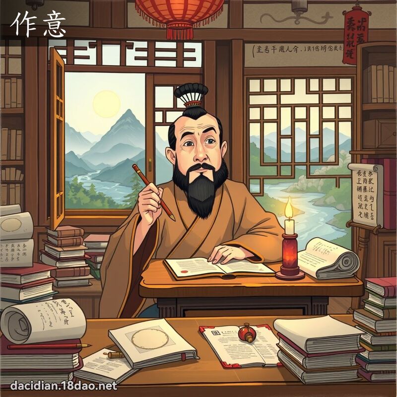 作意 - 國語大辭典配圖