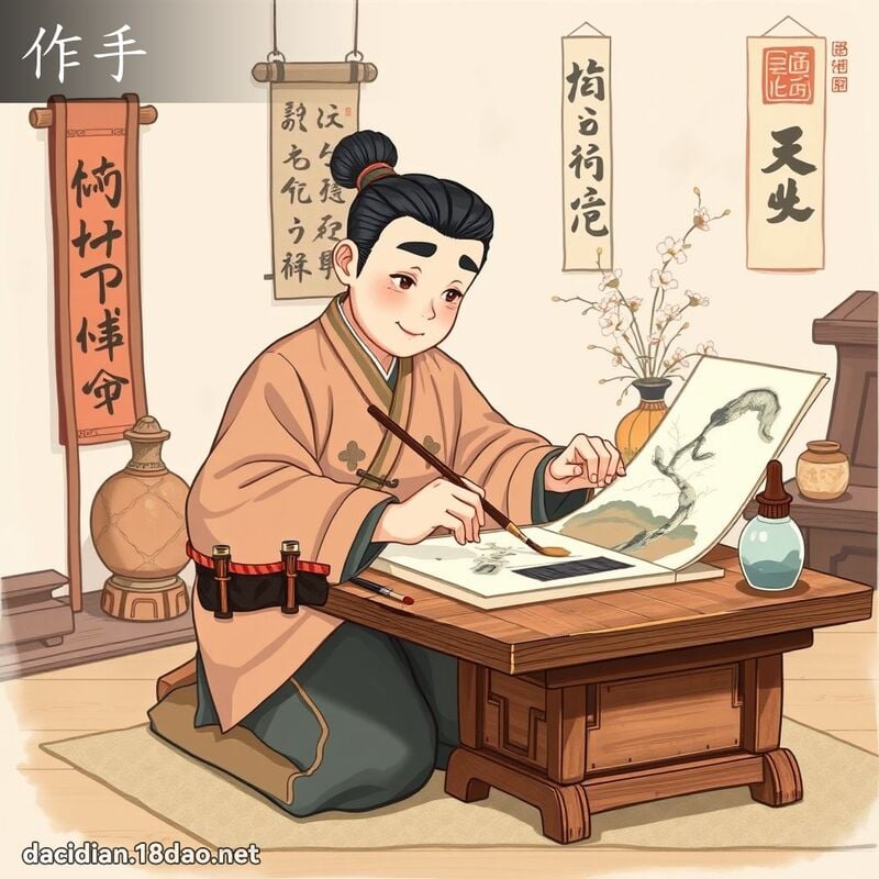 作手 - 國語大辭典配圖
