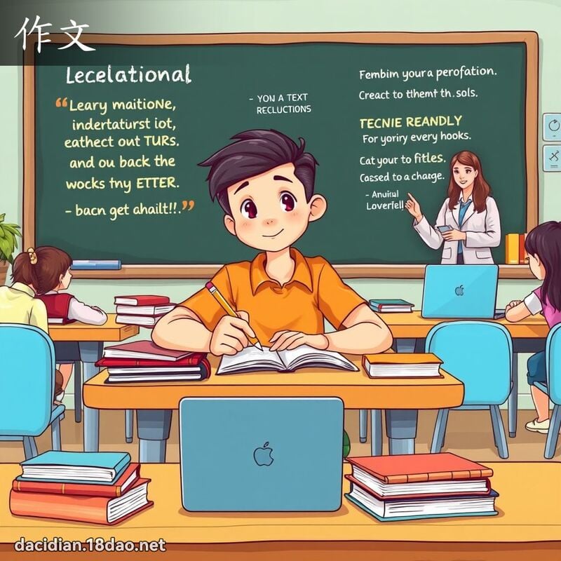 作文 - 國語大辭典配圖