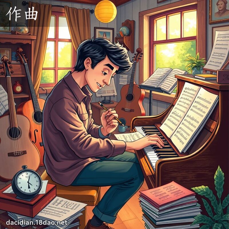 作曲 - 國語大辭典配圖