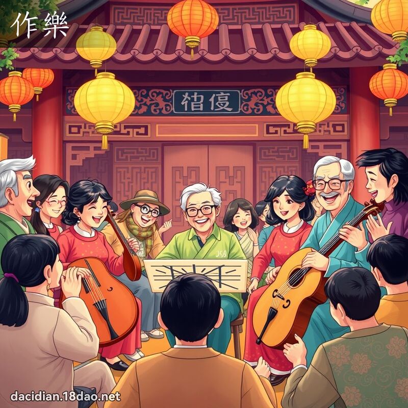 词语: 作乐 (多意词)