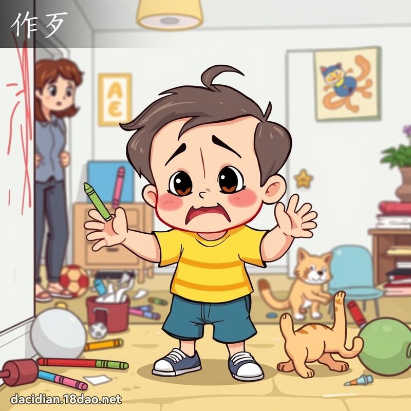 作歹 - 國語大辭典配圖