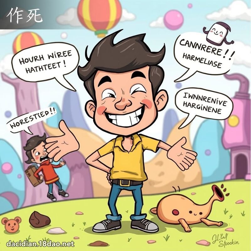 作死 - 国语大辞典配图