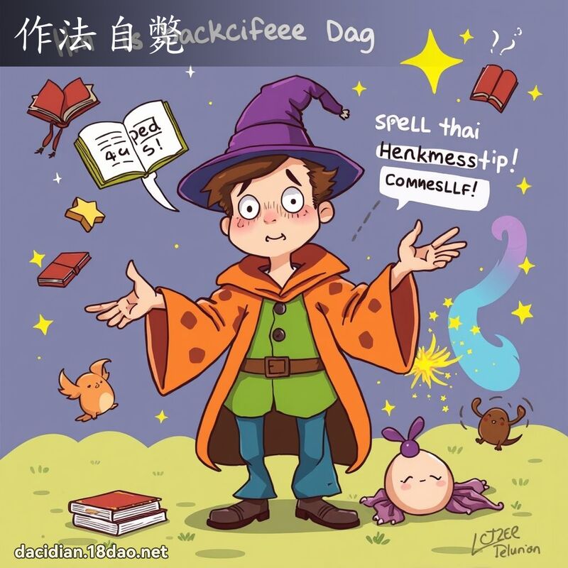 作法自斃 - 國語大辭典配圖